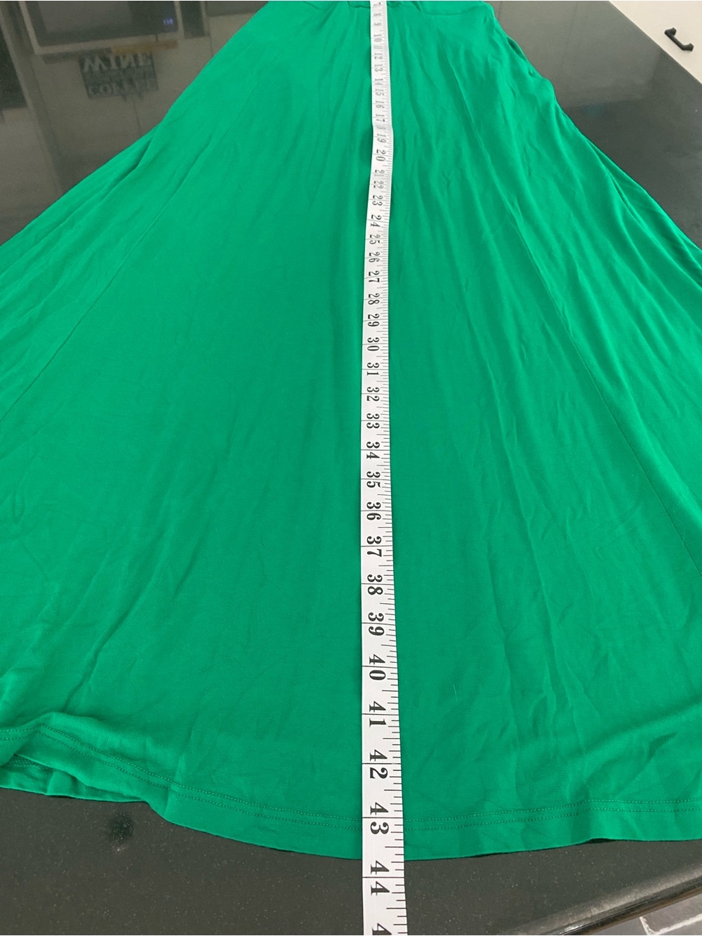 Boden Bardot Kelly Green Crisscross Twist Front Jersey Maxi Dress Viscose Size 4 - Picture 8 of 11